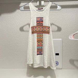 Razor back tank, boutique brand signature. Size small